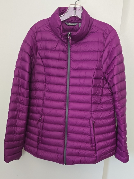 Natural Reflections Jackets & Blazers - Natural Reflections Women's Quilted Puffer Jacket in Purple